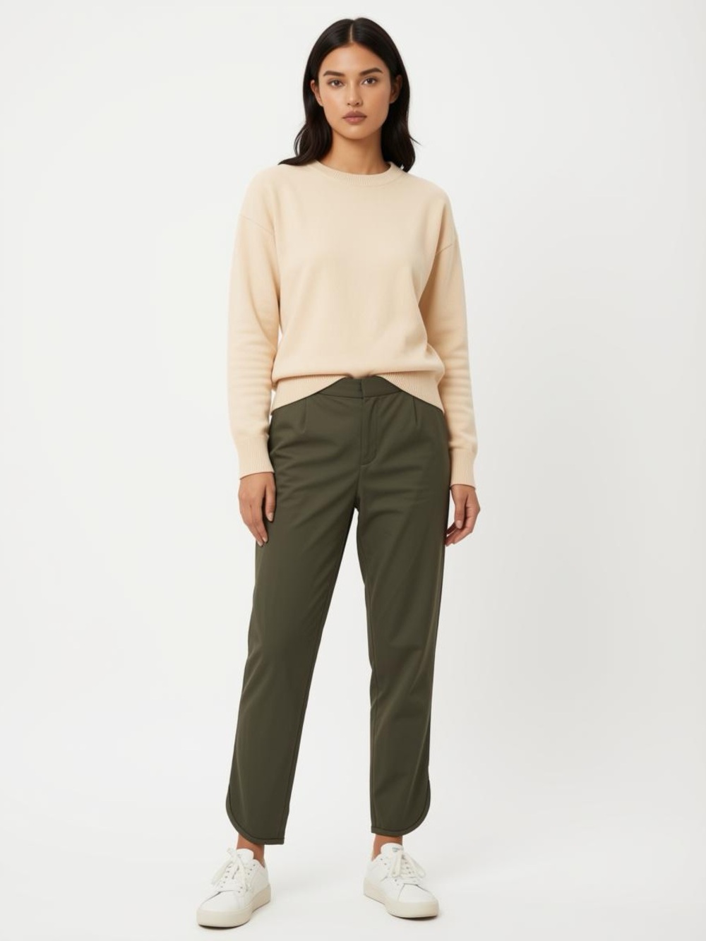 Banana Republic Heritage Collection Olive Dolphin Hem Pant Size 0 Short